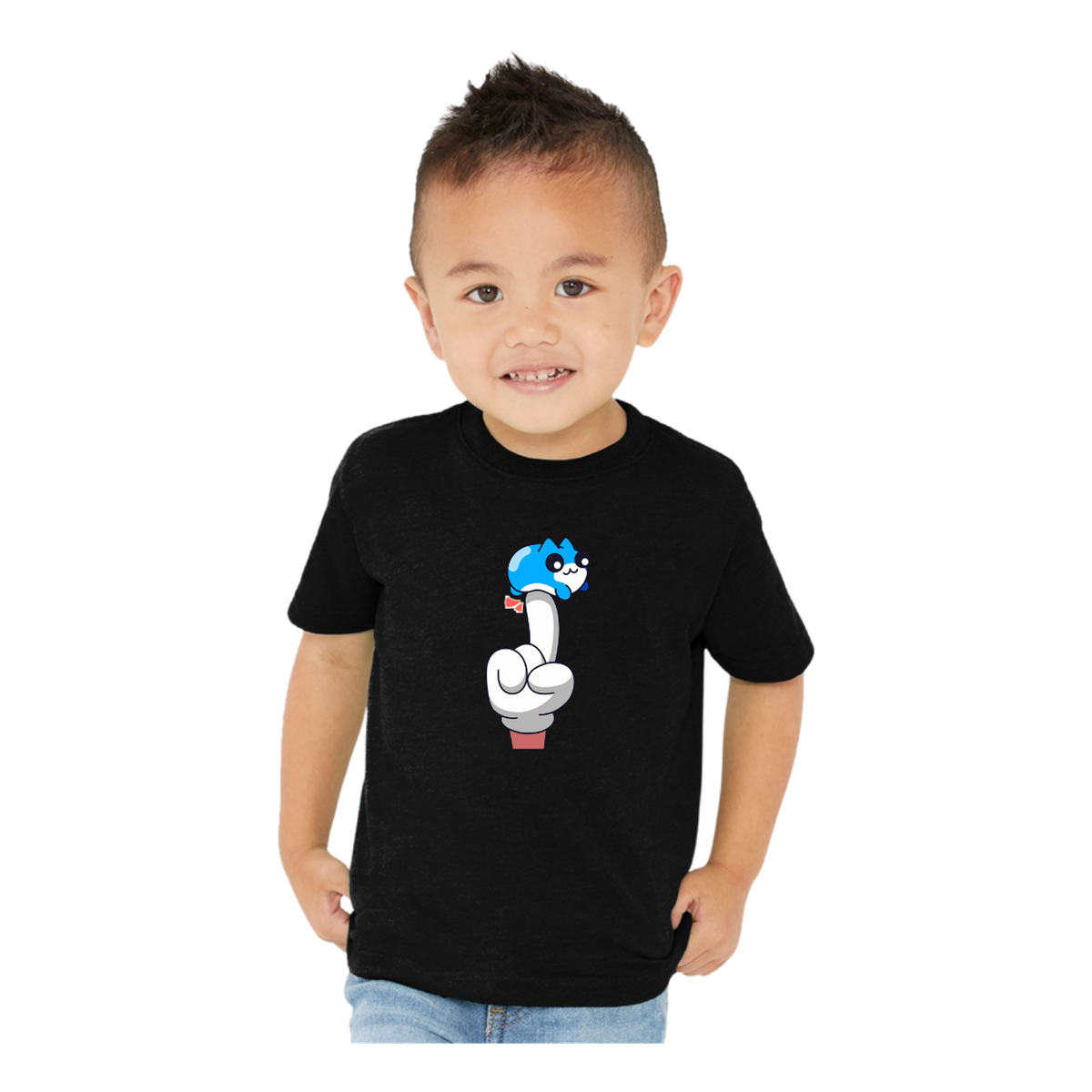Nova Collab Four Kids Tee, Black