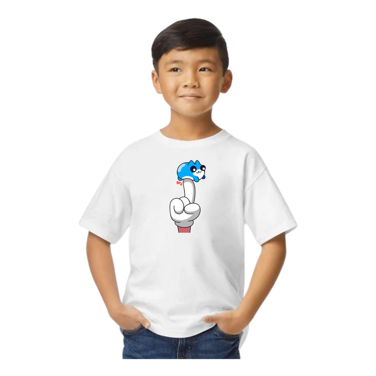 Nova Collab Four Kids Tee, White